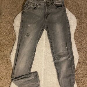 Boy’s Zara Distressed Gray Jeans